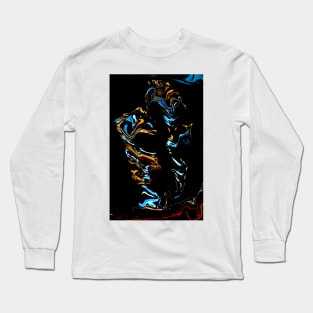 BLUE AND BLACK Long Sleeve T-Shirt